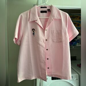 Betty Boop Vintage Bowling Shirt